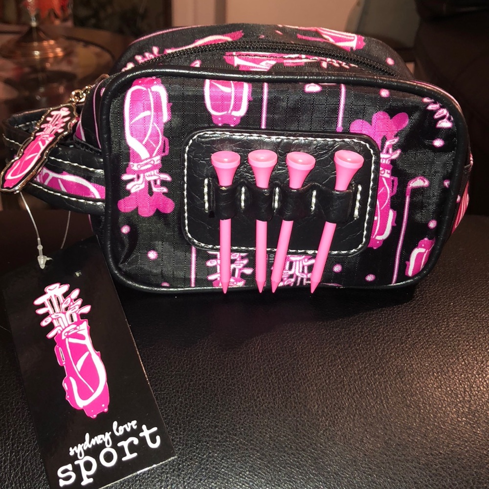 Fuchsia Golf Bag Print